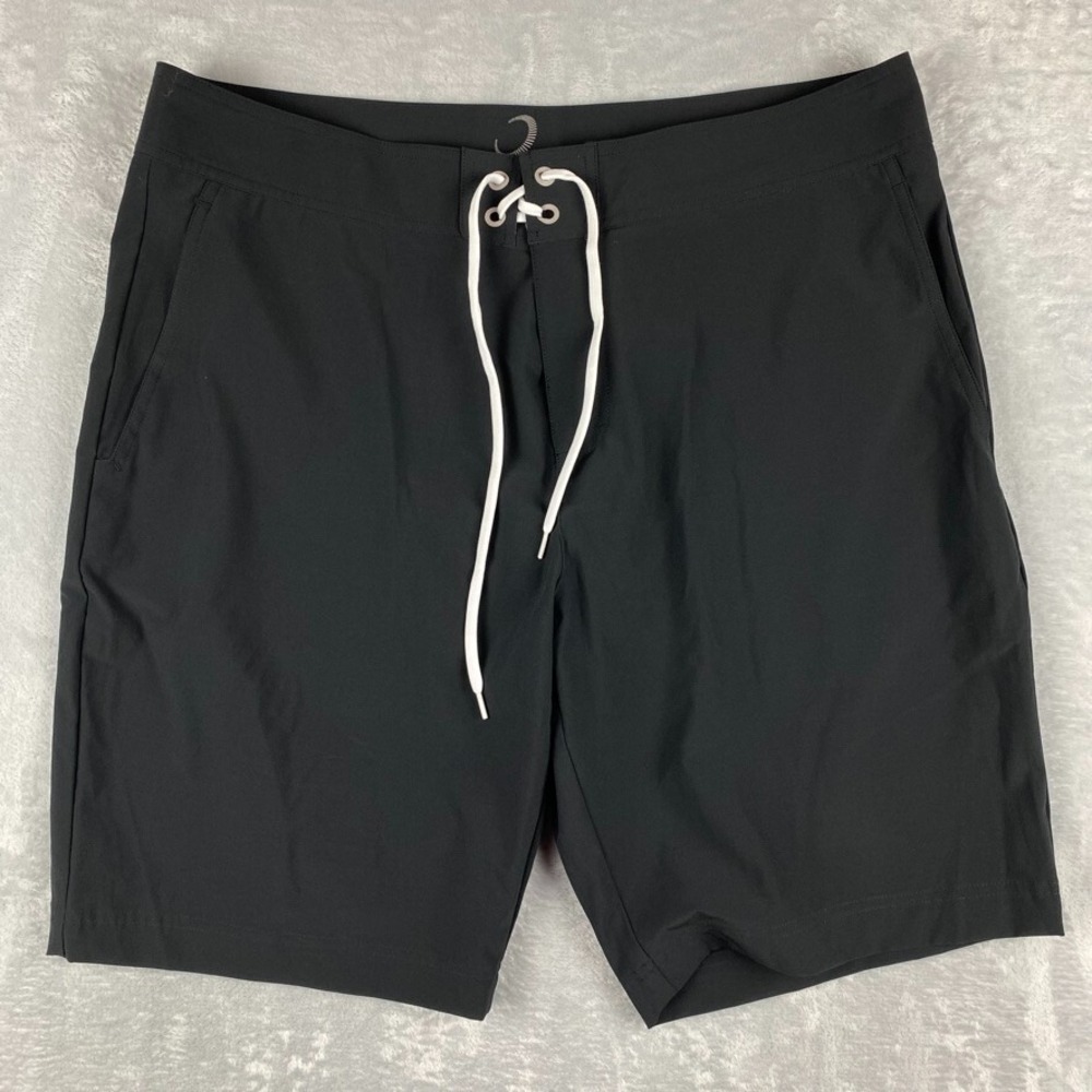 Zero Restriction Shorts Mens XL Black Running Training Hybrid Lined Gym